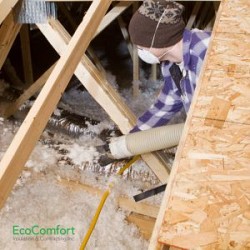 How Is Blown-In Cellulose Insulation Installed in Attics