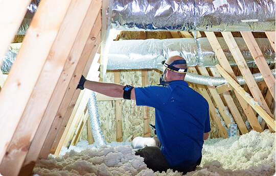 attic inspection work