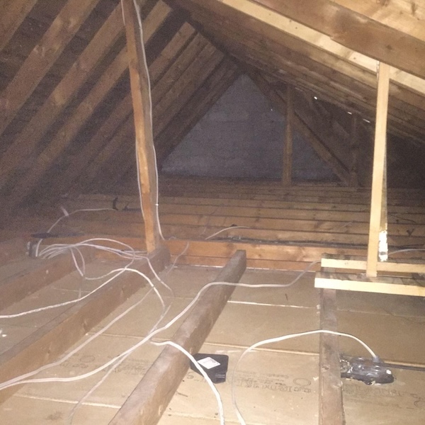 attic inspection work