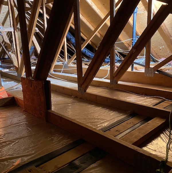 attic inspection work
