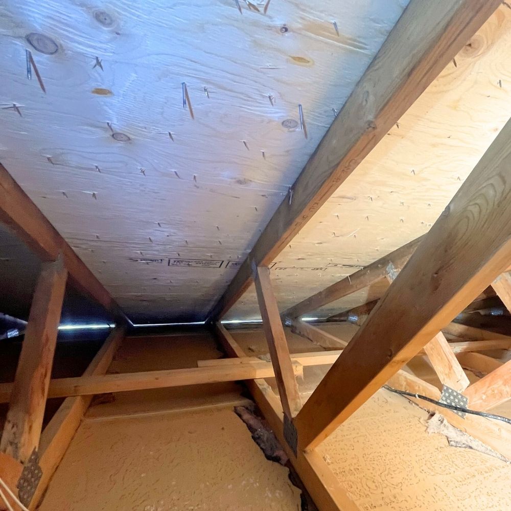 before attic ventilation