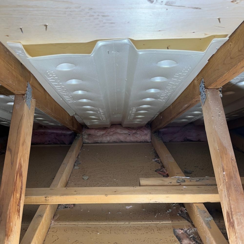 rafter ventilation after installation